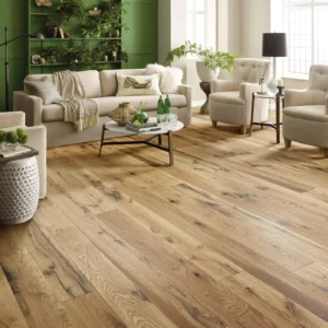 Hardwood flooring in a living room | Hernandez Wholesale Flooring
